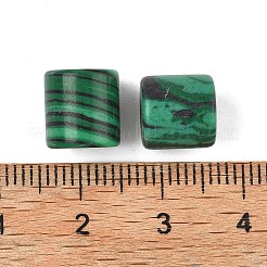 合成マラカイトビーズ  コラム  9~9.5x8.5~9.5mm  穴：3.5mm&nbsp;G-I395-B13