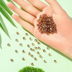 プレシオサ®クリスタルビーズ  チェコクリスタル  双円錐形(451 69 302 ロンデル)  00030 234 金星  5mm  穴：1mm&nbsp;Y-PRC-BA5-00030-234