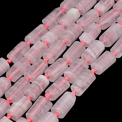 天然ピンク方解石ビーズ連売り  ファセット列  ピンク  13~14x7~10x6~9mm  穴：1.2mm  約22~23個/連  15.75''~15.94''（40~40.5センチメートル）&nbsp;GG-CBA295D-03