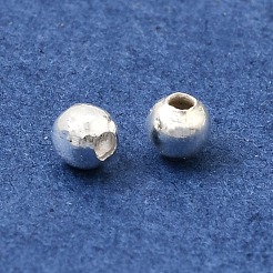 鉄のビーズ  ラウンド  銀  2mm  穴：1mm&nbsp;RN-CBA7BFF-01S