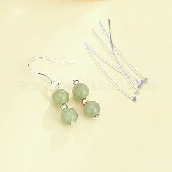 スターリングシルバーのフラットヘッドピン40個925個  銀  24~25x0.5mm&nbsp;STER-SC0001-08