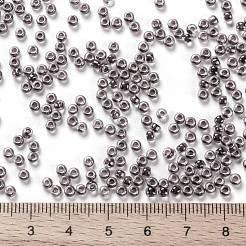 TOHOラウンドシードビーズ  日本製シードビーズ  （コンコードグレープライニングクリスタル光沢1064)個  8/0  3mm  穴：1mm  約10000個/ポンド&nbsp;SEED-TR08-1064