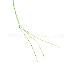 10 ロール 3 層メタリックポリエステル糸  ラウンド  刺繍やジュエリー作りに  カラフル  0.3mm  約24ヤード（22m）/ロール  10のロール/グループ&nbsp;MCOR-YW0001-03A