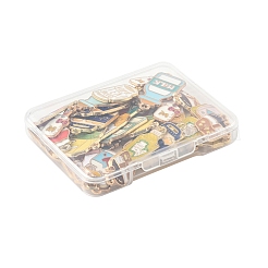 50個14スタイルアロイエナメルペンダント  ボトル入り飲料  混合図形  15.5~33.5x8~16x1~1.5mm  穴：1.4~1.8mm&nbsp;ENAM-FS0003-15