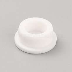 シリコンホールプラグ防水プラグ  穴プラグのスナップ  家具フェンシング用  ホワイト  37x15mm  内径：18.8mm&nbsp;AJEW-WH0324-83U