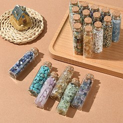 天然石ビーズ  穴なし/ドリルなし  チップ  2~19x2~10x0.5~8mm  610グラム&nbsp;G-YW0002-23