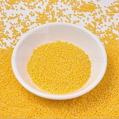 MIYUKIデリカビーズ  シリンダー  日本製シードビーズ  11/0  （db1592)マット不透明なカナリアab  1.3x1.6mm  穴：0.8mm  約2000PCS /ボトル  10 G /ボトル&nbsp;SEED-JP0008-DB1592