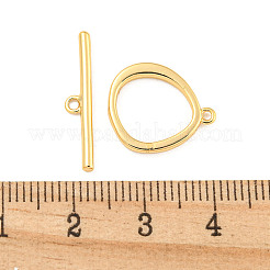 真鍮製マンテル  カドミウムフリー＆ニッケルフリー＆鉛フリー  リング  18KGP本金メッキ  リング：16x14x1.8mm  穴：1.2mm  バー：22x4x1.7mm  穴：1.2mm&nbsp;KK-A223-04G