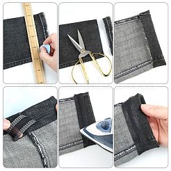6ロール2色ポリエステルリボン  フラット  布ステッカー  ミックスカラー  1インチ（24mm）  2 m /ロール  3ロール/色&nbsp;OCOR-GF0001-37