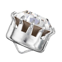 プレシオサ® マキシマ クリスタル 縫い付けフレンチカップ  チェコクリスタル  真鍮製爪付き台座付き  ラウンド(719 35 114 チャトン)  クリスタル00030個  銀  ss47（10.55~10.9mm）&nbsp;X-PRC-SASS47-00030-S