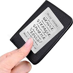 ステンレス鋼の空白の熱転写カードと紙の封筒  グレー  80x55x0.7mm  2個/セット&nbsp;DIY-FG0001-74C