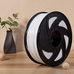 プラスチックコード  3Dプリンターフィラメント  ホワイト  1.75mm  約400m /ロール&nbsp;OCOR-WH0032-47B-02