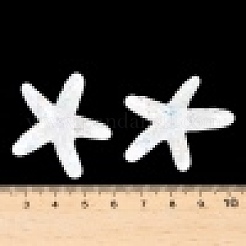 UVメッキの海をテーマにした透明樹脂カボション  虹色の  ヒトデ  38x39x8mm&nbsp;CRES-D306-01A