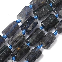 天然のアイオライトビーズ連売り  多面カット  コラム  7.5~12.5x6~7.5x6~8mm  穴：0.8~1.2mm  約30~34個/連  15.35''~17.32''（39~44センチメートル）&nbsp;G-C270-K06