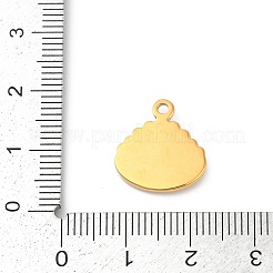 304ステンレスペンダント  ナザールボンジュウのチャーム  イオンプレーティング（ip）  14KGP本金メッキ  15.5x14.5x2mm  穴：1.6mm&nbsp;STAS-L283-12G