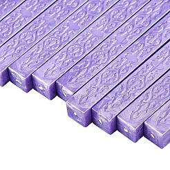 シーリングワックススティック  芯付き  ワックスシーリングスタンプ用  インディゴ  91x12x11.8mm&nbsp;DIY-WH0003-C31