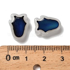 ガラスビーズ  温度感知色変化ビーズ  チューリップ  ホワイトスモーク  15x11.5x5.5mm  穴：1.3mm&nbsp;GLAA-P072-06D