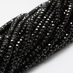 天然スピネルビーズ連売り  多面カット  ラウンド  4mm  穴：0.5mm  約105個/連  14.96''（38センチメートル）&nbsp;G-P271-3mm-14
