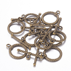 イベットスタイルの合金マンテル  カドミウムフリー＆ニッケルフリー＆鉛フリー  アンティークブロンズ  22.5x18mm  穴：2mm&nbsp;MLF1298Y-NF