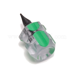 クロムバナジウム合金鋼ストレートドライバー  プラスチック製のハンドル付き  グリーン  3.6x2x1.8cm&nbsp;TOOL-WH0002-04