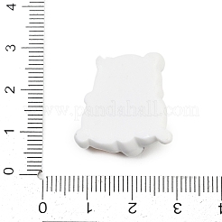 ピーチパフ不透明パンダ樹脂カボション  ビスケット  23.5x23x8.5mm&nbsp;CRES-P037-02A