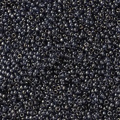MIYUKIラウンドロカイユビーズ  日本製シードビーズ  11/0  （rr2447)不透明な濃いオリーブの光沢  2x1.3mm  穴：0.8mm  約1111個/10g&nbsp;X-SEED-G007-RR2447