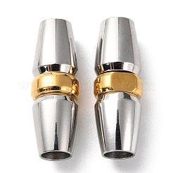 303ステンレススチール製バヨネット留め具  コラム  ゴールデン·ステンレス鋼色  26x9mm  穴：5mm&nbsp;STAS-C076-01B