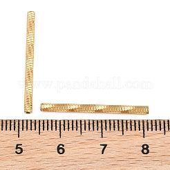 304ステンレスチューブビーズ  イオンプレーティング（ip）  ゴールドカラー  26x2mm  穴：0.5~1mm&nbsp;SA-CBA098D-08G-G