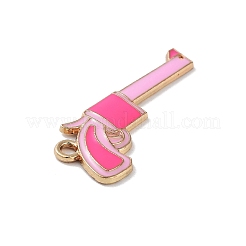 西部のカウボーイをテーマにした金メッキ合金エナメルペンダント  銃  31x16x2mm  穴：1.8mm&nbsp;FIND-B036-02A