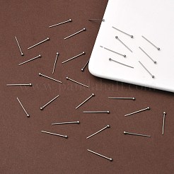 変色しにくい304ステンレススチール製ボールヘッドピン  ステンレス鋼色  20x0.7mm  21ゲージ  ヘッド：1.8mm  約500個/袋&nbsp;STAS-M010-20mm-01