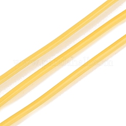 伸縮性のあるクリスタルコード  DIYのジュエリーには  ラウンド  オレンジ  1.2mm  約27.34ヤード（25m）/ロール&nbsp;EW-N007-01D-02