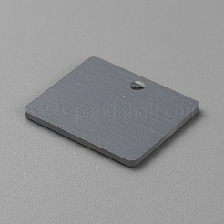 アクリルパーツ  長方形  24x27.5x1.8mm  穴：3mm&nbsp;OACR-WH0036-25-D02