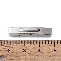 変色しない316ステンレススチール製バヨネット留め具  ステンレス鋼色  28.5x5x6.5mm  穴：3x3mm&nbsp;STAS-K282-08D-P