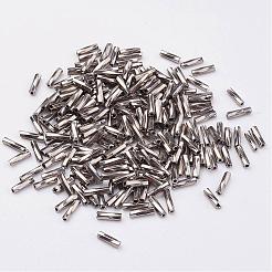 ガラスツイストビューグルビーズ  メタリックカラー  グレー  12x2mm  穴：0.5mm  約5000個/袋&nbsp;SEED-E002-12mm-TH