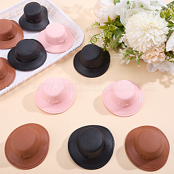 2セット PVC ファシネーターハット DIY 人形作り 装飾 アクセサリー  ミックスカラー  66x61x28mm  内径：33x36mm&nbsp;DIY-GO0003-25