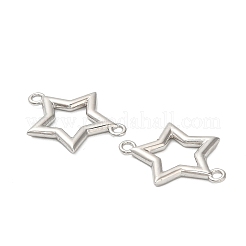 スターリングシルバーコネクターチャーム925個  スターリンク  ロジウムメッキ  プラチナメッキ  12x16.5x1.5mm  穴：1.2mm&nbsp;STER-NH0001-84P
