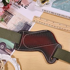 ベルトループ付きの革製ナイフシース  ココナッツブラウン  100x170x5mm  穴：50x5mm&nbsp;AJEW-WH0410-491