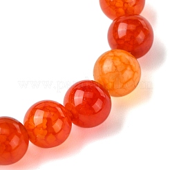 8mm ラウンド天然ドラゴンベイン瑪瑙ビーズストレッチブレスレット、女性用  内径：2-1/8インチ（5.5cm）&nbsp;BJEW-TA00532