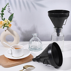 プラスチック製燃料注入口  ブラック  168x140mm  内径：14~132mm&nbsp;AJEW-WH0816-549