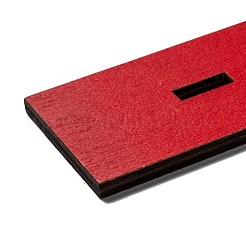 天然木ディスプレイホルダーセット  単語の愛  レッド  76x200x4.5mm&nbsp;WOOD-I005-04