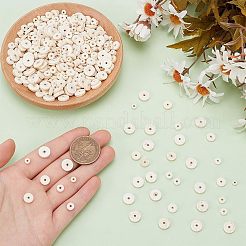 合成ターコイズビーズ530サイズ4個  染め  ディスク  ヒシビーズ  4~10.5x2~3mm  穴：1.2~1.5mm&nbsp;G-AR0006-11B
