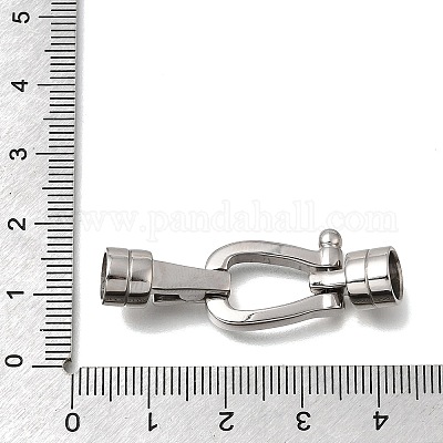 変色しにくい304ステンレススチール留め具  ステンレス鋼色  39x13x8mm  穴：6mm&nbsp;STAS-E440-84P-1