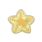 Acrylic Plastic Cabochns, Yellow, Starfish, 21x22x2mm