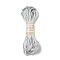Polyester Embroidery Floss, Cross Stitch Threads, Light Grey, 2mm, 10m/bundle