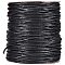 Waxed Cotton Thread Cords, Black, 2mm, about 89.57 Yards(81.9m)/Roll