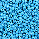 焼付塗装ガラスシードビーズ  ダークターコイズ  12/0  1.5~2mm  穴：0.5~1mm  約30000個/袋&nbsp;SEED-S001-K10-2