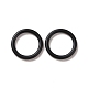 ゴム製のOリングコネクター  リンクリング  ブラック  16x3mm  内径：10mm&nbsp;FIND-G006-2B-A-2