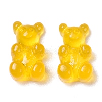 樹脂カボション  クマ  砂茶色  12.5x7x4mm&nbsp;CRES-N007-32E