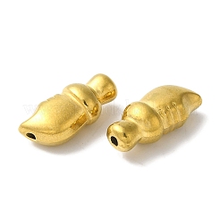 304ステンレススチールビーズ  ナイフ  ゴールドカラー  15x7x6mm  穴：1.2mm&nbsp;STAS-I305-123G