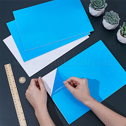 ABSプラスチックシート  ポスターボード  工芸用  モデリング  アート  表示  学校のプロジェクト  ホワイト  長方形  300x200x3mm&nbsp;AJEW-WH0709-238A